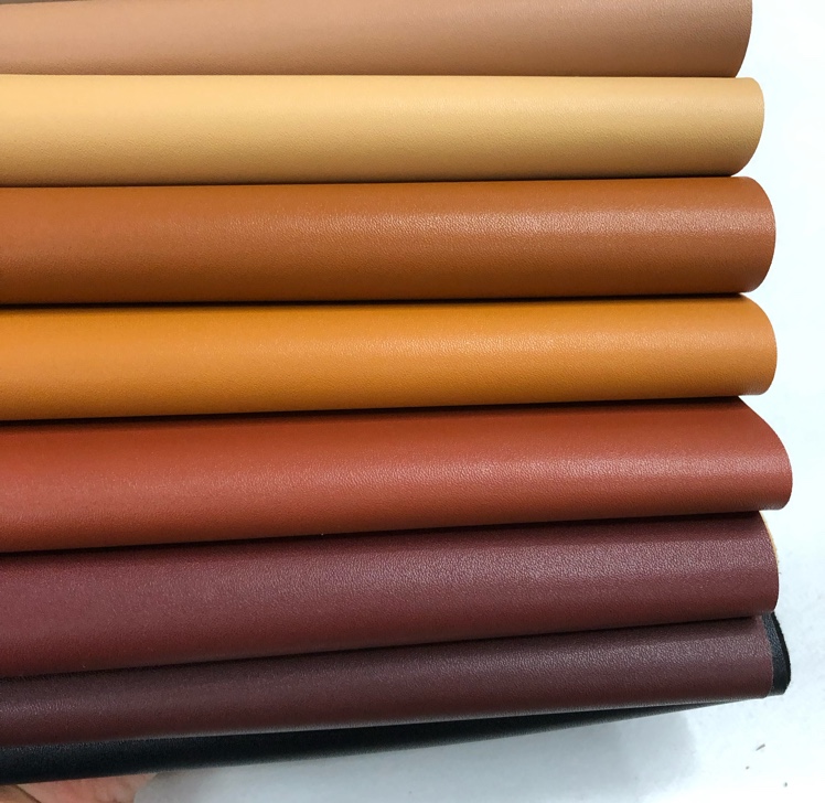 1.2mm thick classic Napa texture leather, new European standard eco-friendly fine texture fabric for luggage leather factory direct sales details Picture