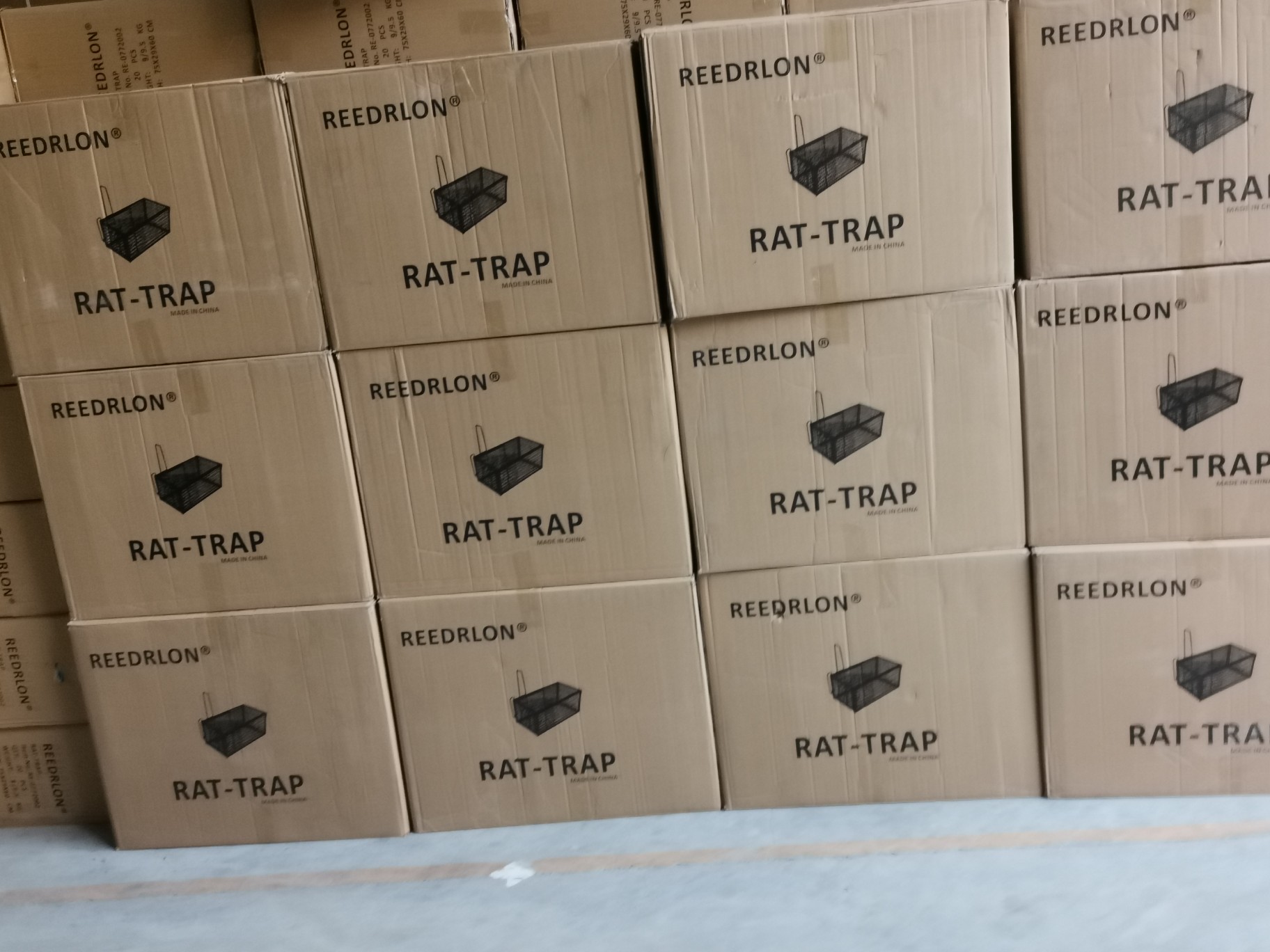 REEDRLON RATTRAP 雷德隆捕鼠笼老鼠笼子白底实物图