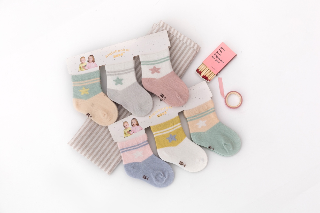 Aegean baby socks, 1-2 years old