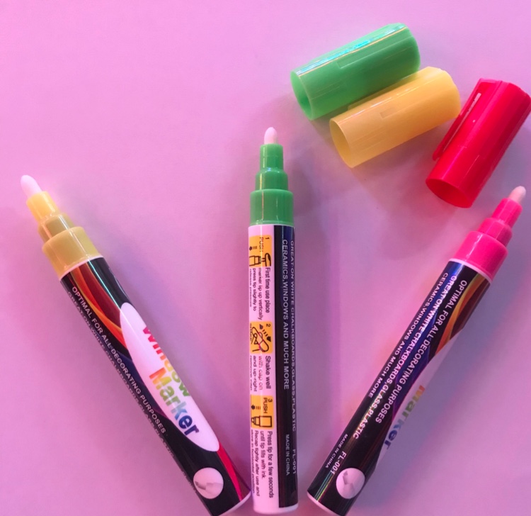 大容量6mm彩色多色荧光笔 液体可擦 LED荧光板专用笔8只盒装详情图2