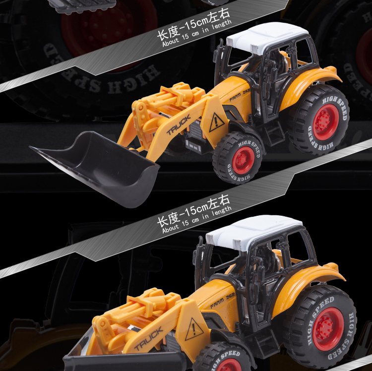 Engineering vehicle set toys detail image 5