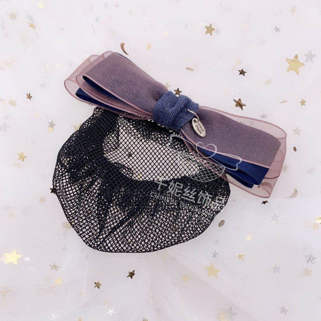 The staff of the hotel bank will wear the net flower Korean version of the net to wear the net pocket 2020 new accessories thumbnail