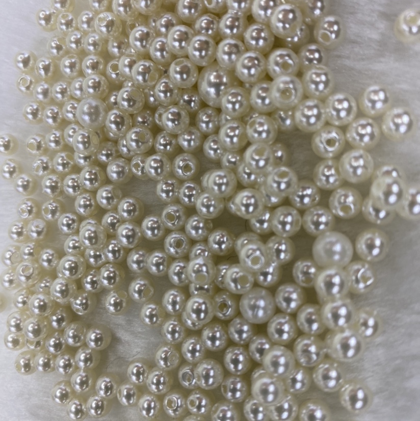 ABS round bead straight hole full figure