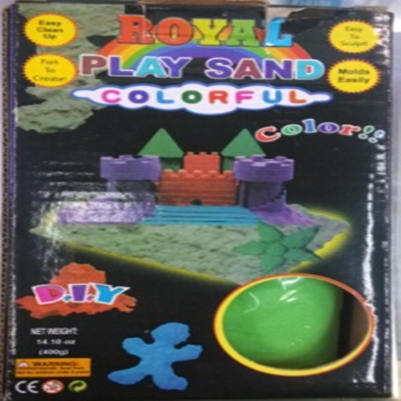 义乌好货 400g黑盒彩盒装太空 沙石英砂塑型好锻炼动手能力详情3