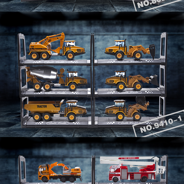 Engineering vehicle set toys detail image 3