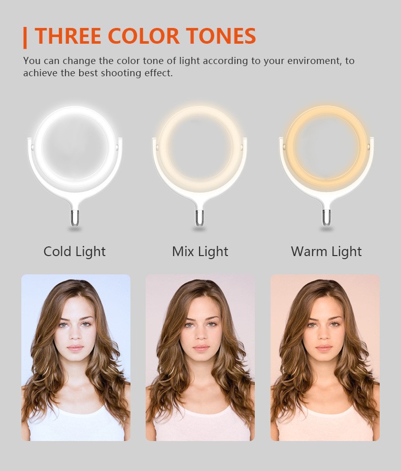 Amazon New 12 inches 30cm Beauty Live Fill Light ring light详情图3