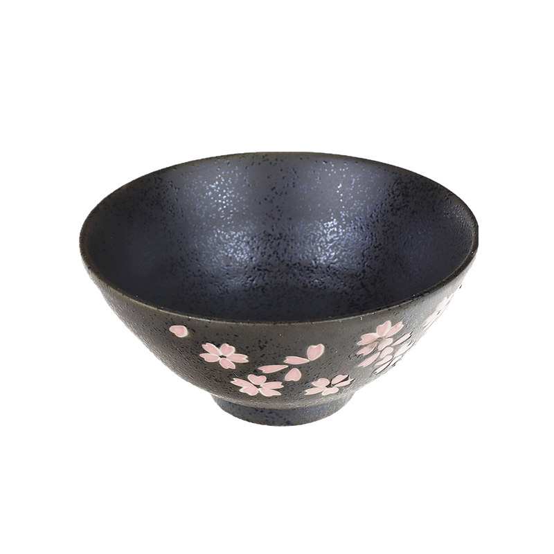 日本进口日本製美浓烧黑白樱花系列陶瓷产品详情图4