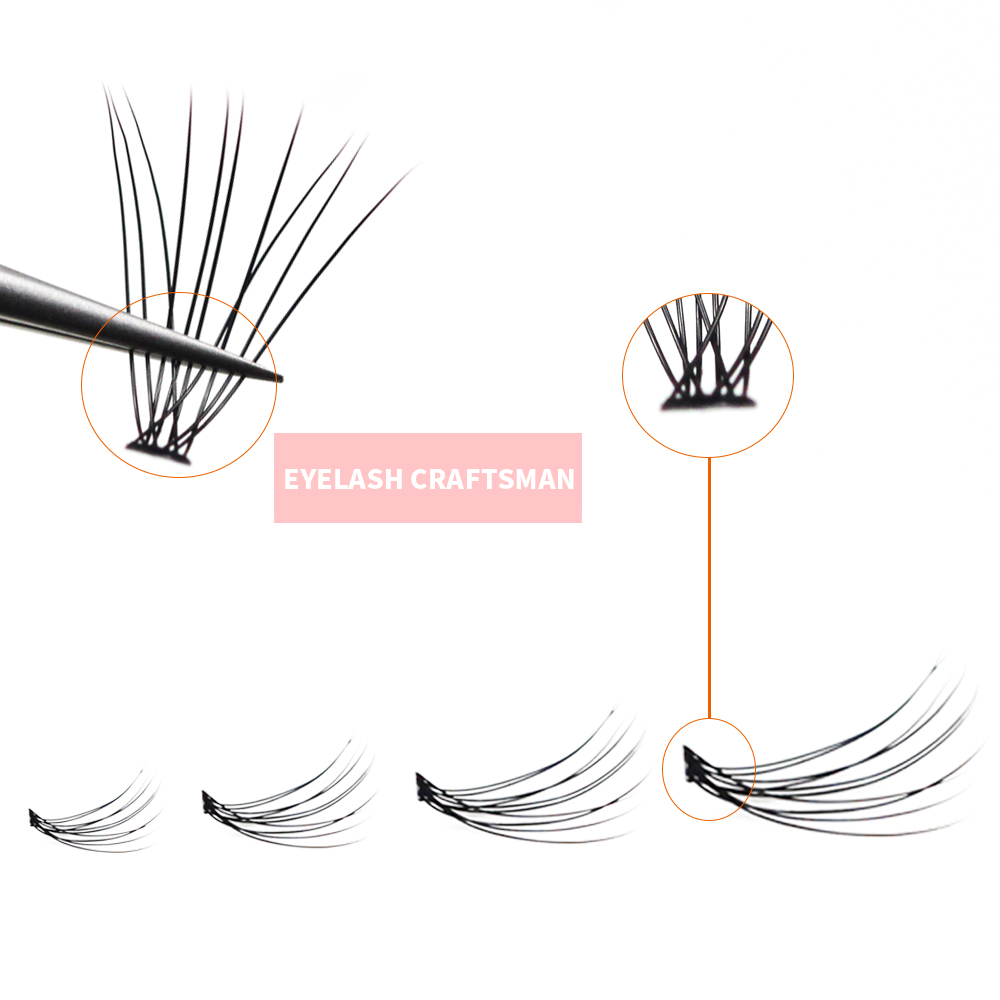 假睫毛嫁接朵毛草人朵毛EYELASH EXTENSION稻草人0.10粗度8-14MM详情图3