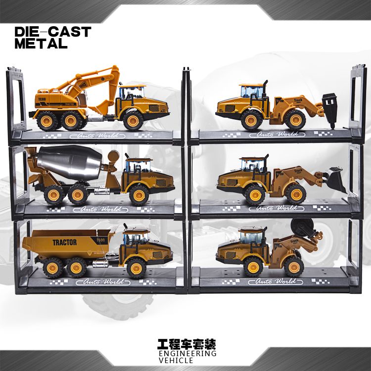 Engineering vehicle set toys details Picture