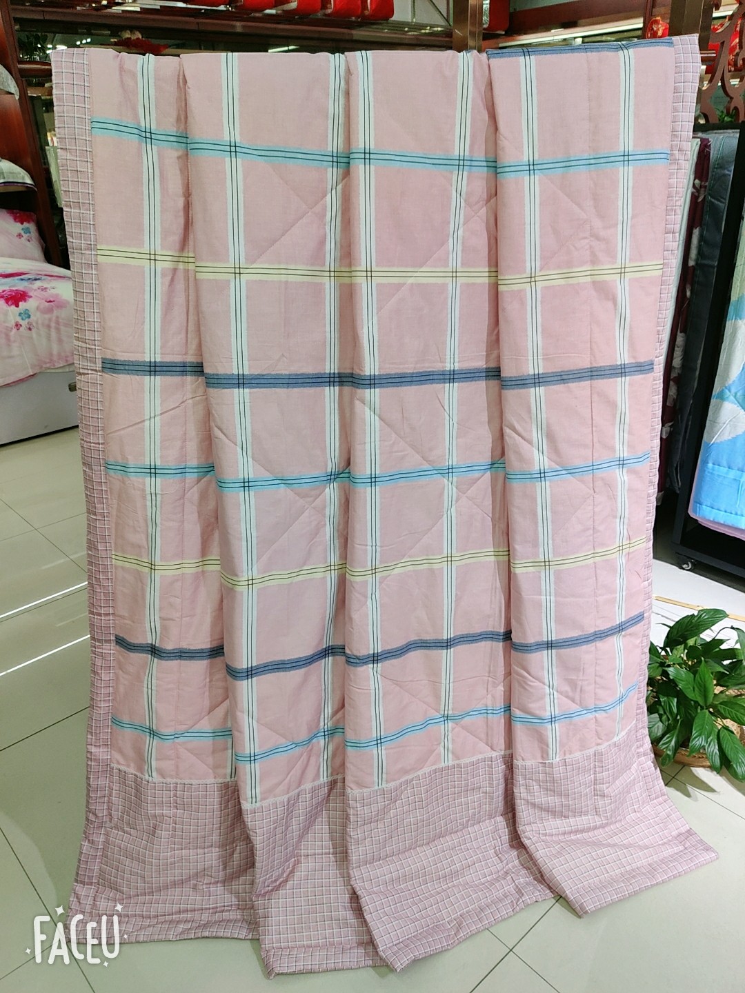 工艺全棉夏被，规格200*230，可随意机洗。