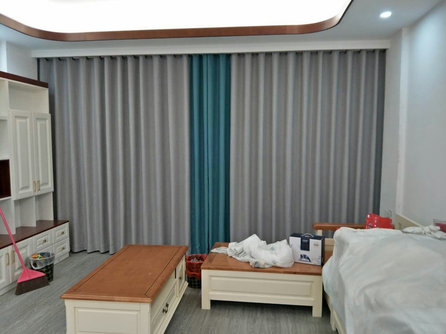 Double cotton and linen fabric with ten layers of sand