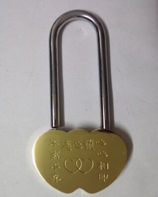 【 Fangyuan Lock Industry 】50mm heart-shaped lock, tourist attraction wish lock, Love lock detail image 5