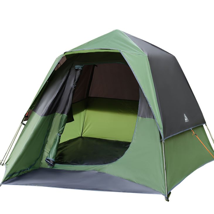 Yiwu Selection outdoor camping automatic speed open tent 3-4-5 people double weatherproof camp tent