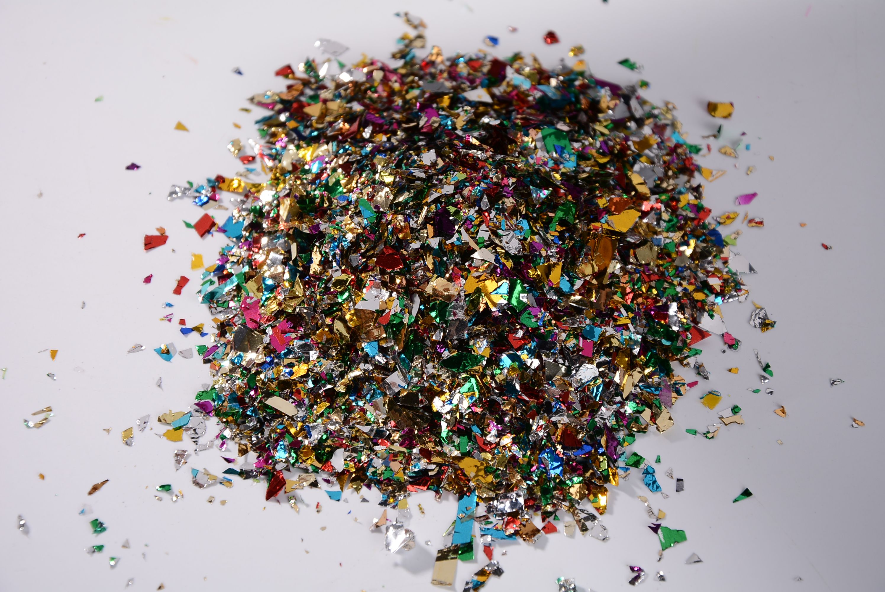 Nail polish sequins, candy paper fragments, seven-color iridescence broken glass stickers, candy accessory paper, white diamond lenses, golden powder 111 Specification image