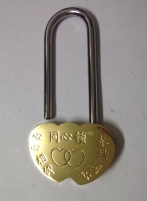 【 Fangyuan Lock Industry 】50mm heart-shaped lock, tourist attraction wish lock, Love lock detail image 7