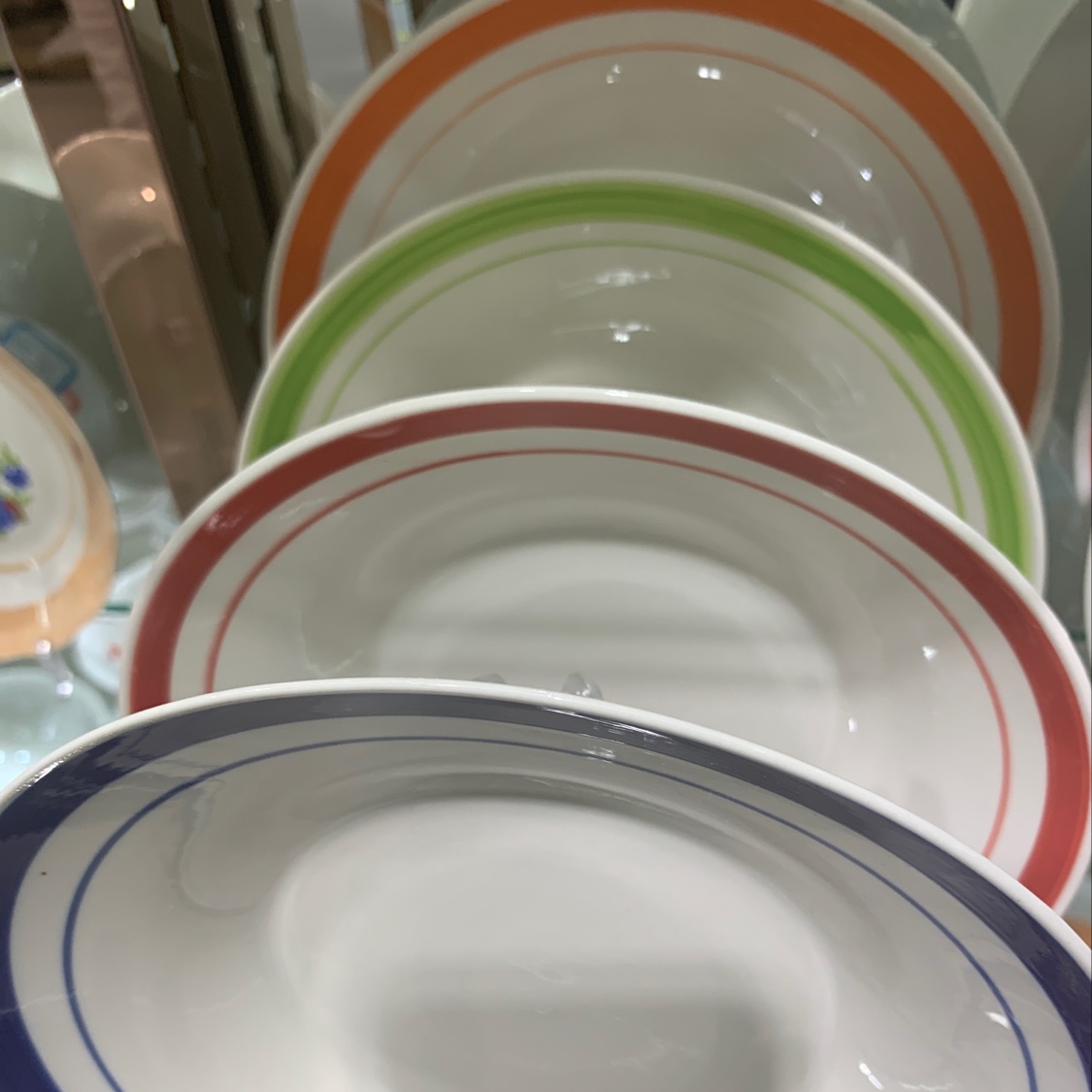Ceramic dinner plate details Picture
