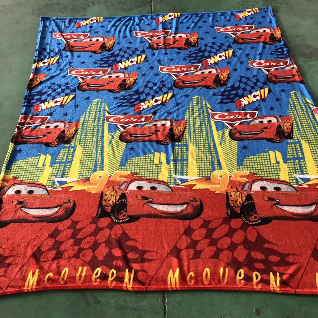 法兰绒毯实物图