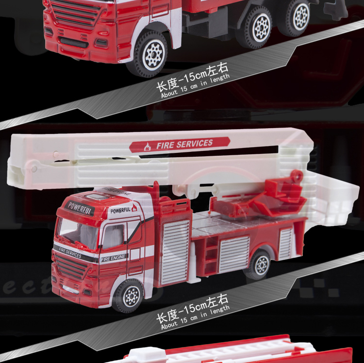 Engineering vehicle set toys detail image 10
