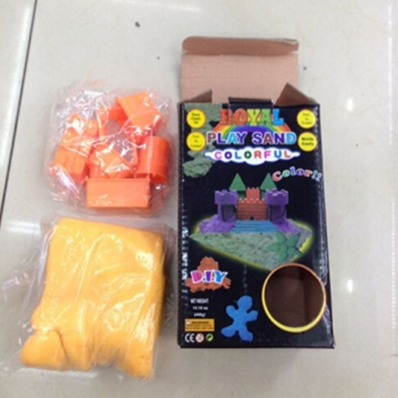 义乌好货 400g黑盒彩盒装太空 沙石英砂塑型好锻炼动手能力详情2