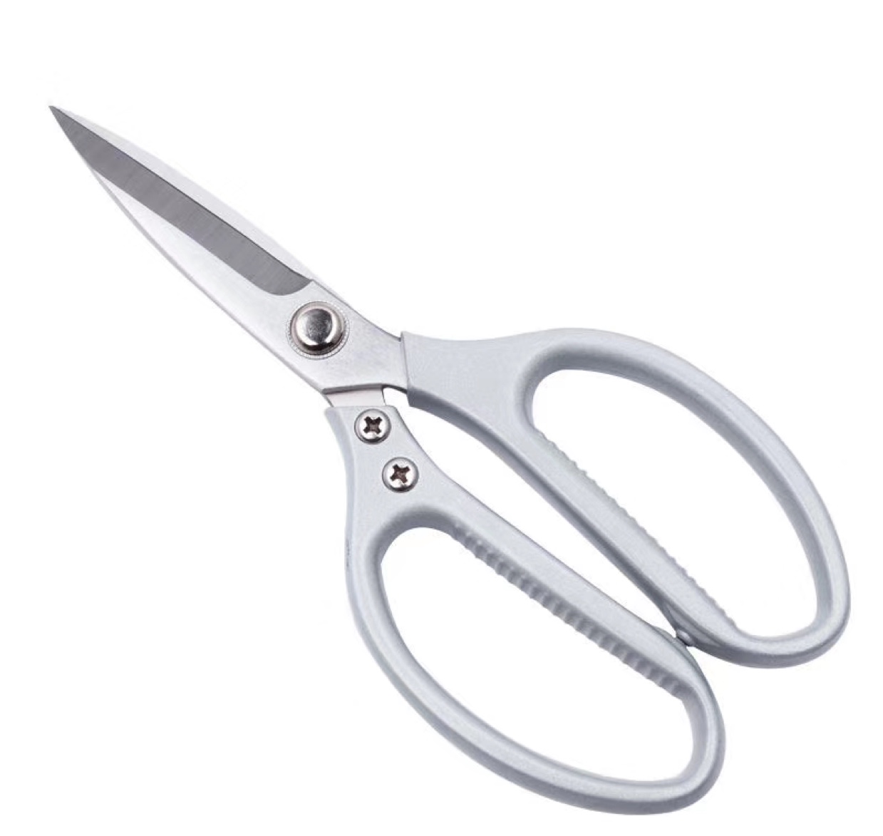 Wholesale stainless steel chicken bone scissors, aluminum alloy handle, powerful scissors, multi-functional kitchen scissors and household scissors from the manufacturer details Picture