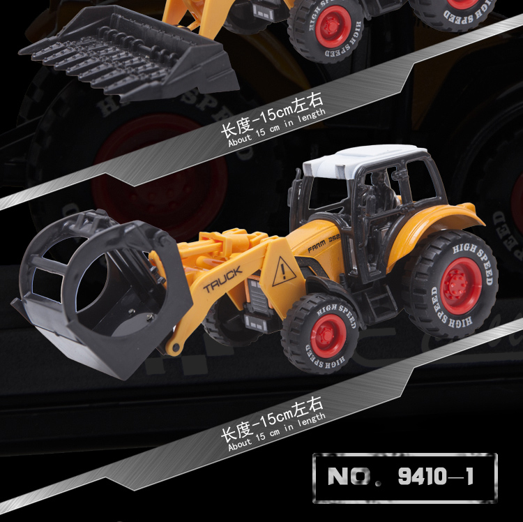 Engineering vehicle set toys detail image 6