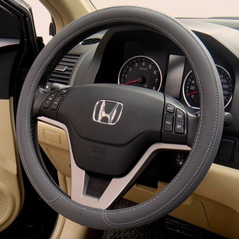 Car Steering Wheel Cover Frosted And Punched Car Interior Manufacturers Direct Sales Pc Handle Cover details Picture