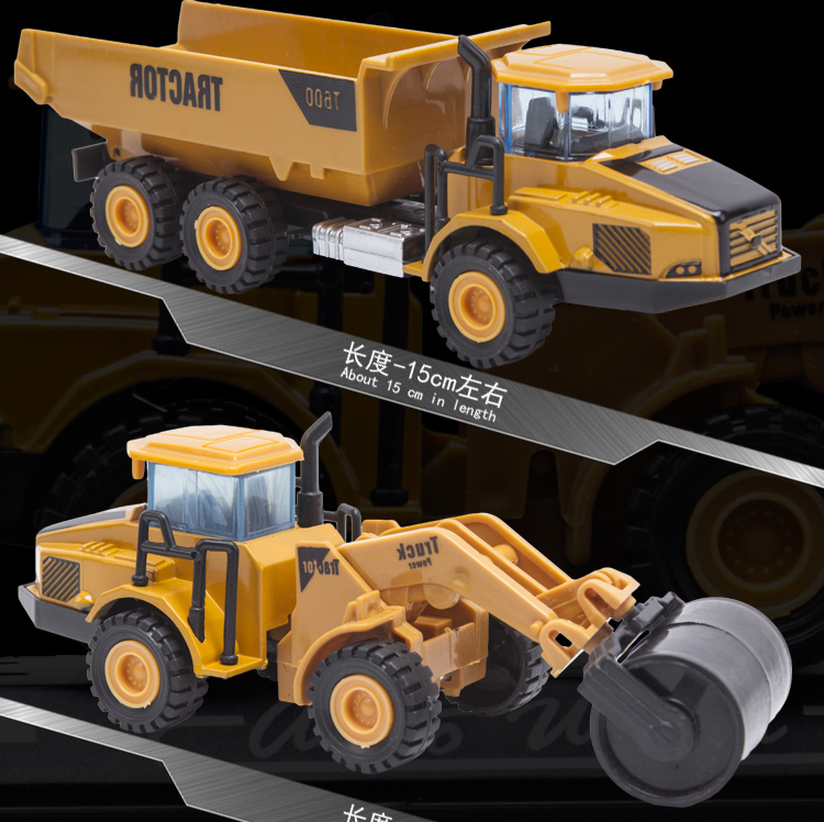 Engineering vehicle set toys detail image 7