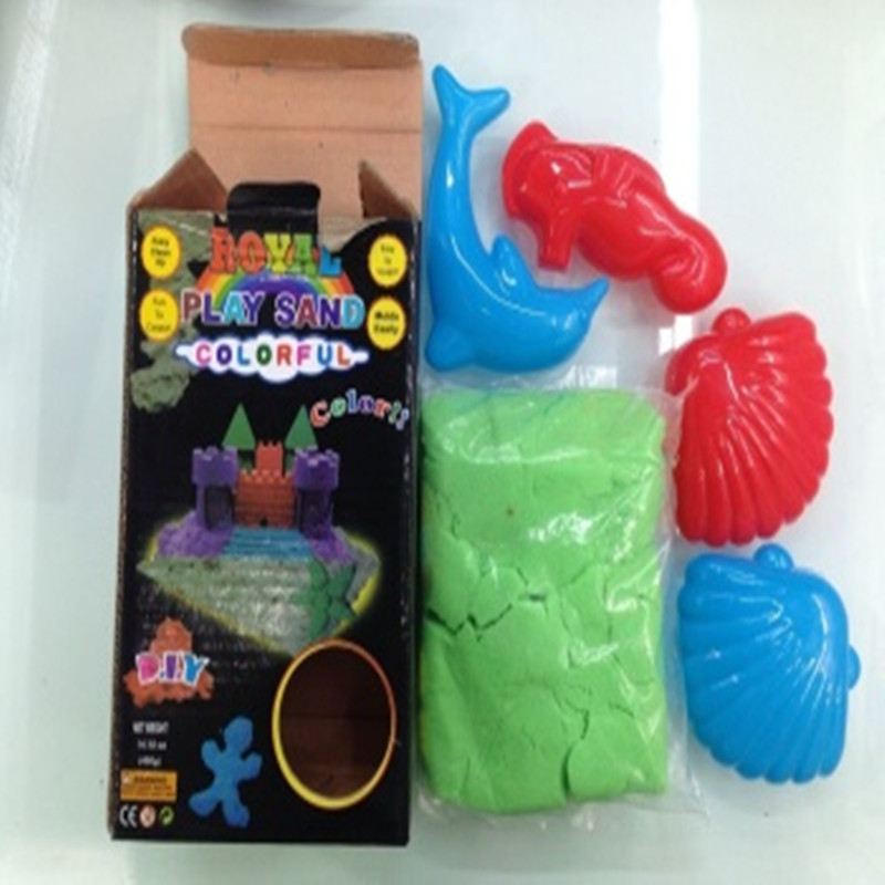 义乌好货 400g黑盒彩盒装太空 沙石英砂塑型好锻炼动手能力详情1