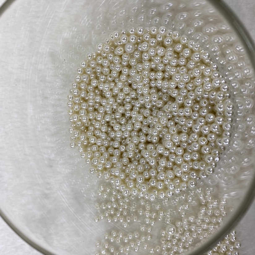 ABS round bead straight hole Specification drawing