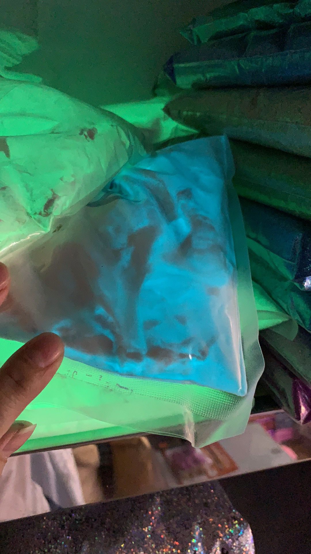 长效夜光粉发光粉荧光粉夜光沙星空瓶DIY手工绘画超亮美甲夜光粉