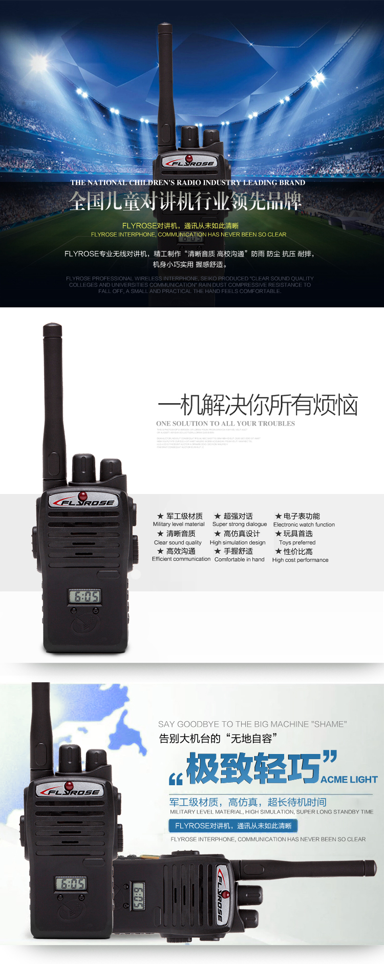 Walkie-talkie toys detail image 1