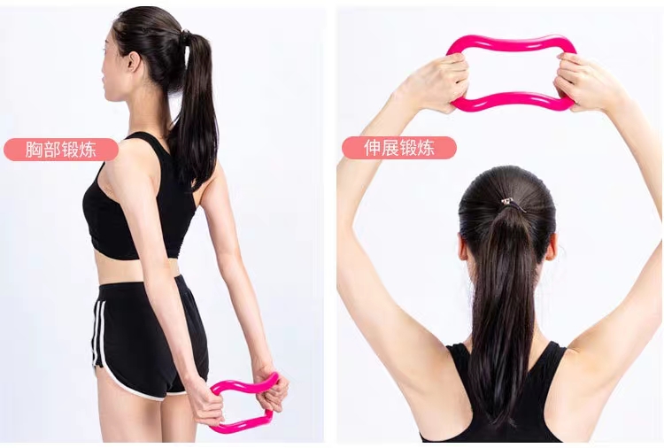 义乌好货 瑜伽环瑜珈圈开肩神器伸展环魔力拉伸美背拉筋普拉提详情图9