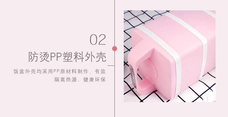 Multi-layer stainless steel insulated lunch boxes, compartments for bento boxes, lunch boxes, and student lunch boxes pic 3