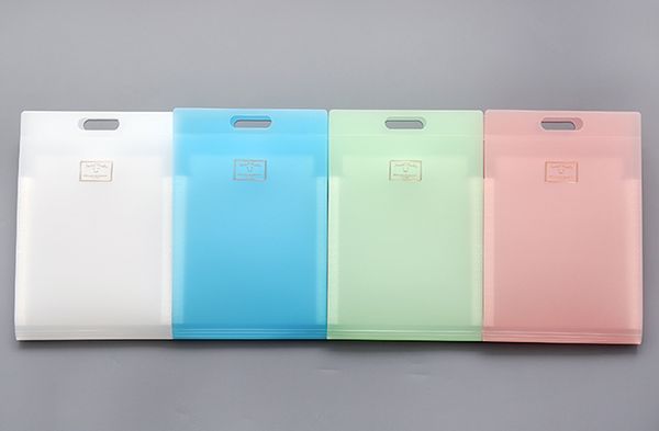 Yiwu Selection candy-colored vertical organ package 5 into the file bag student papers folder file package thumbnail