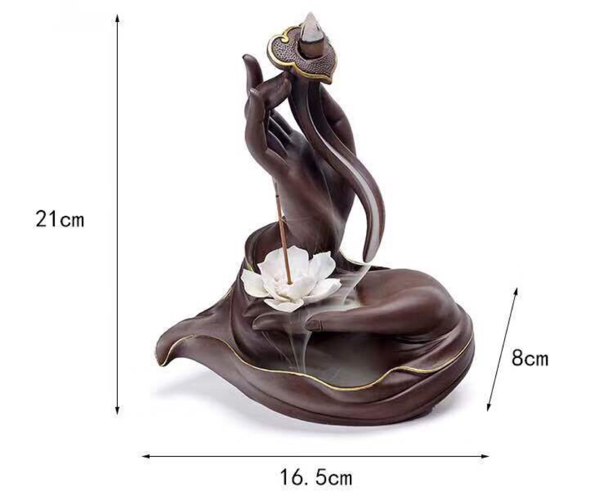 Purple sand aromatherapy flowery tea table decoration thumbnail