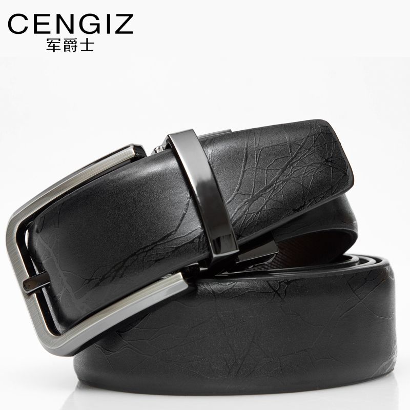 义乌好货 皮带男针扣腰带旋转针扣皮带真皮休闲扣腰带跨境热销