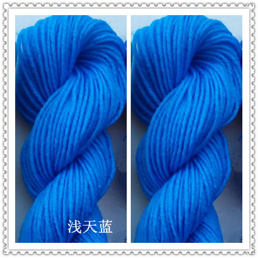 现货 厂家直销抗起球4股晴纶线 毛线 超柔软做玩具毛线  外贸团线 勾鞋线详情1