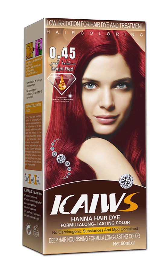 KAIWS COLOR 凯维丝海娜花染发剂多色染发膏 外贸专供详情图6