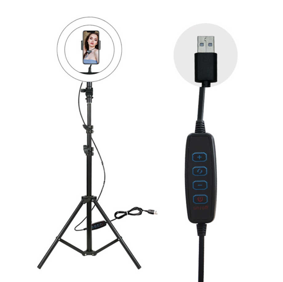 10" 26cm Ring Light with Tripod Stand for Live Stream Video Application Scenario
