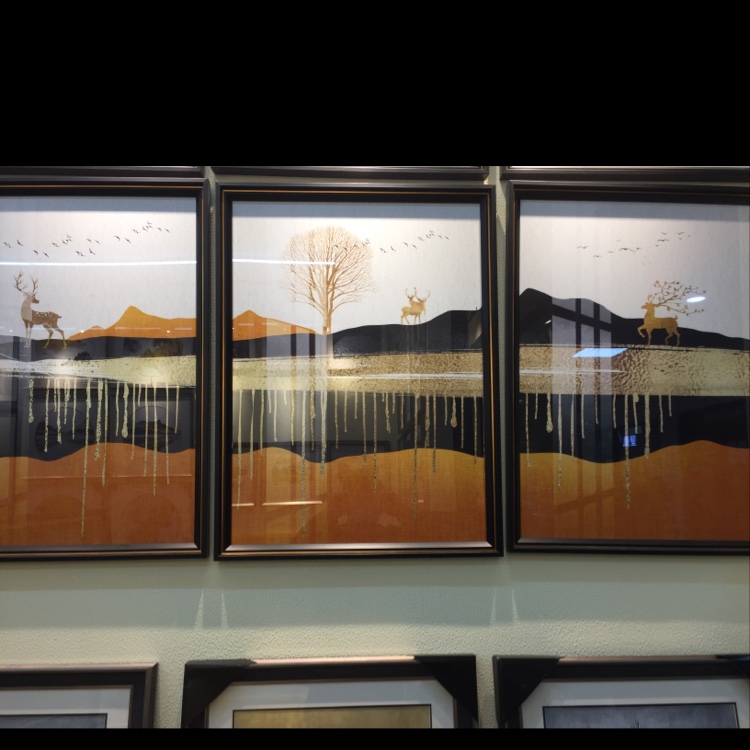 欧尚画业60x80cm玻璃装饰画