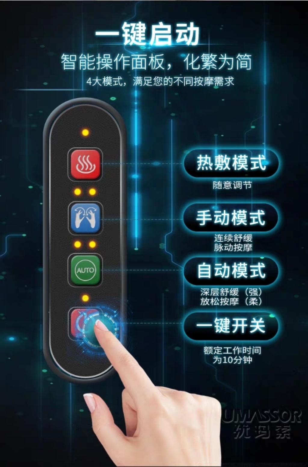 义乌好货 3D颈椎按摩仪158A详情图7