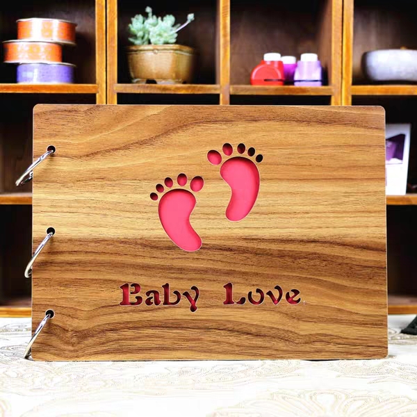 Creative gift for lovers 10-inch wooden stick DIY album manual album boyfriend BFF practical