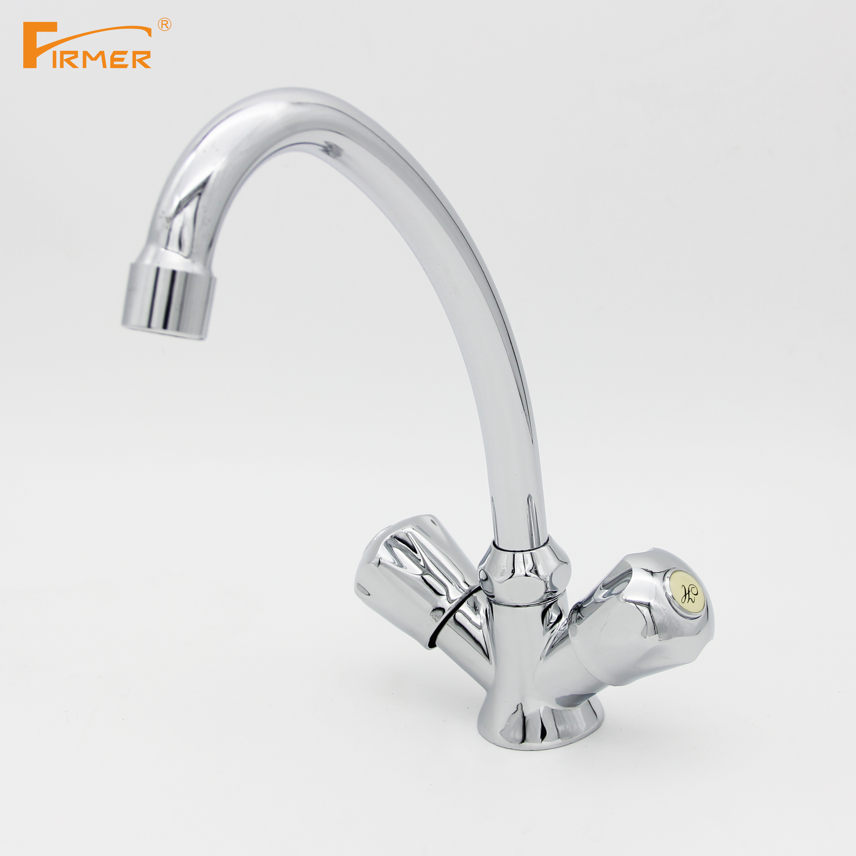 Yiwu quality products: FIRMER Cross-border kitchen copper in-wall hot and cold water faucet, sink, bathroom, Rain waterfall faucet, kitchen faucet detail image 1