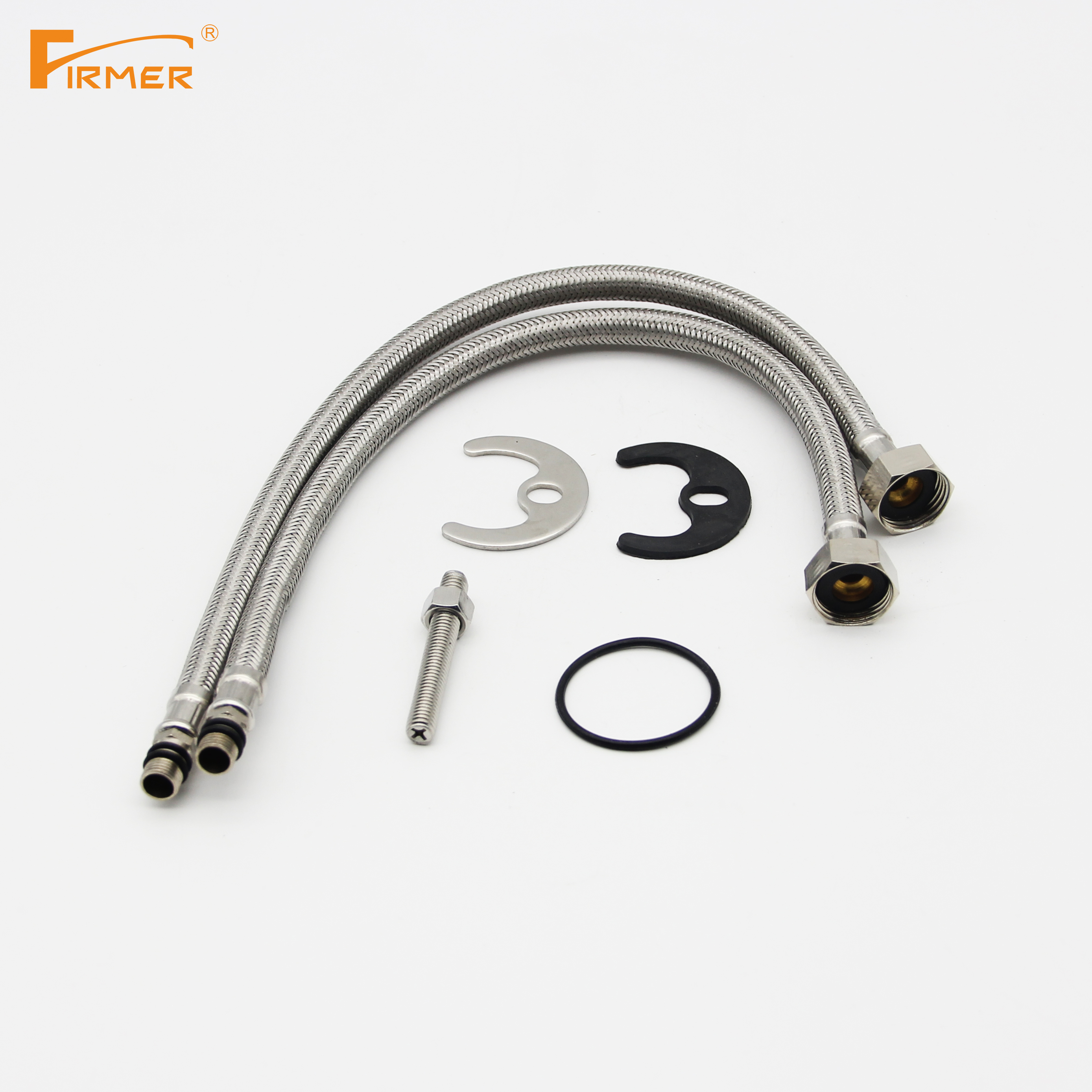 Yiwu quality products: FIRMER two-wheeled washbasin faucet, three-way horn faucet, bathroom washbasin, bathroom cabinet hardware accessories detail image 5