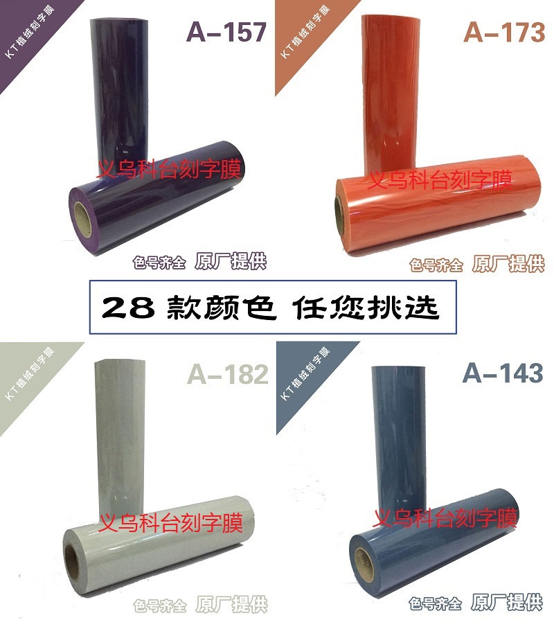 Factory direct sales, DIY personalized private customization, flocking heat transfer engraving film, heat transfer film, heat transfer material, soft touch, provide image for engraving, quality guaranteed pic 2