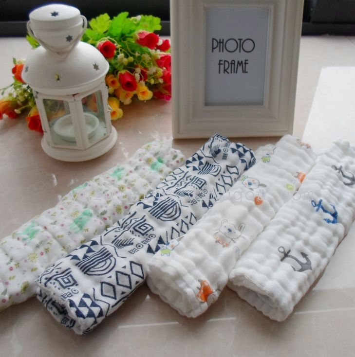 Wholesale of pure cotton towels for children, gauze, small square towels, baby wipes and mother and baby products