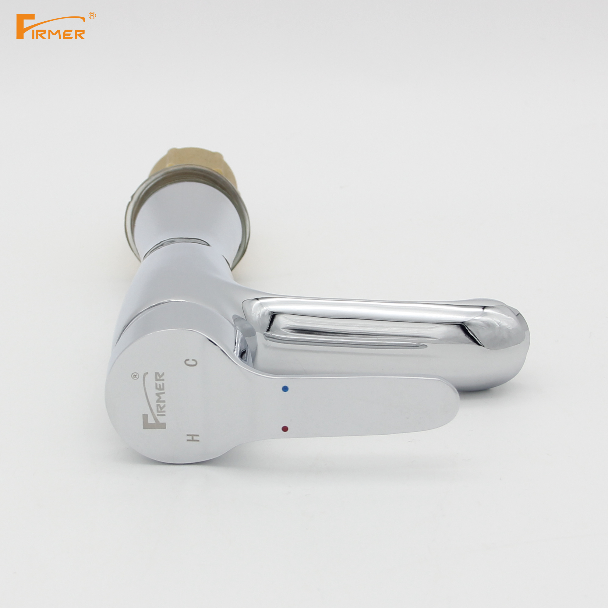 Yiwu Good goods FIRMER YLN1857-1 Copper Single hole Faucet Hot and cold Basin Faucet detail image 3