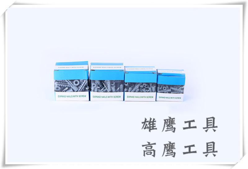 Expansion pipe expansion screw and nail wall plug Plastic expansion bolt fastener anchor nail Item Picture