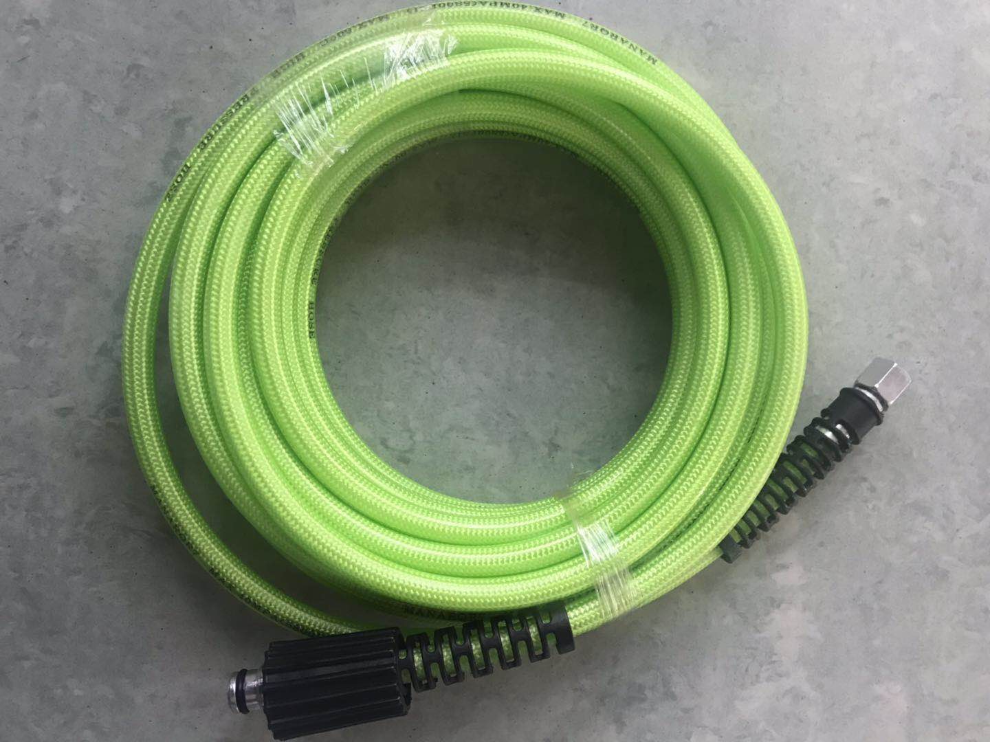 Green PVC high pressure tube
