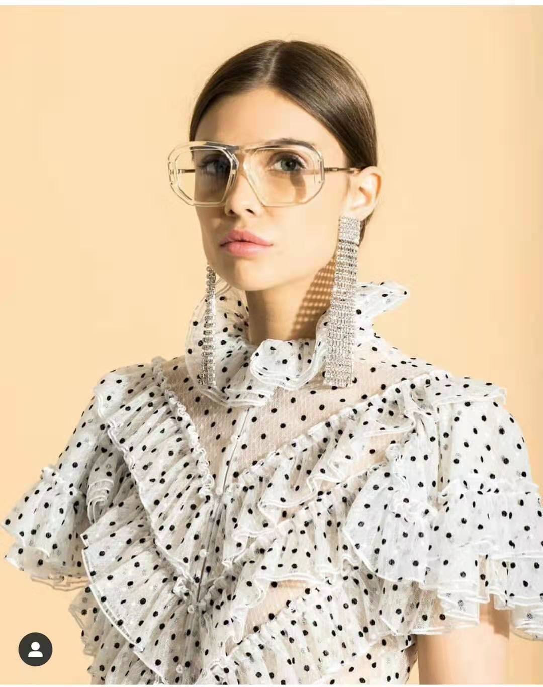 13-3C 亚马逊热卖欧美时尚气质长款流苏耳环女Fashion耳饰图